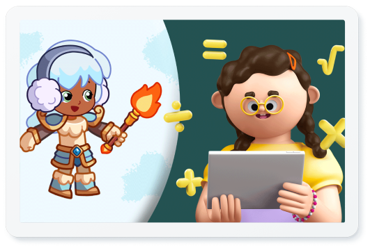 Students play Prodigy games